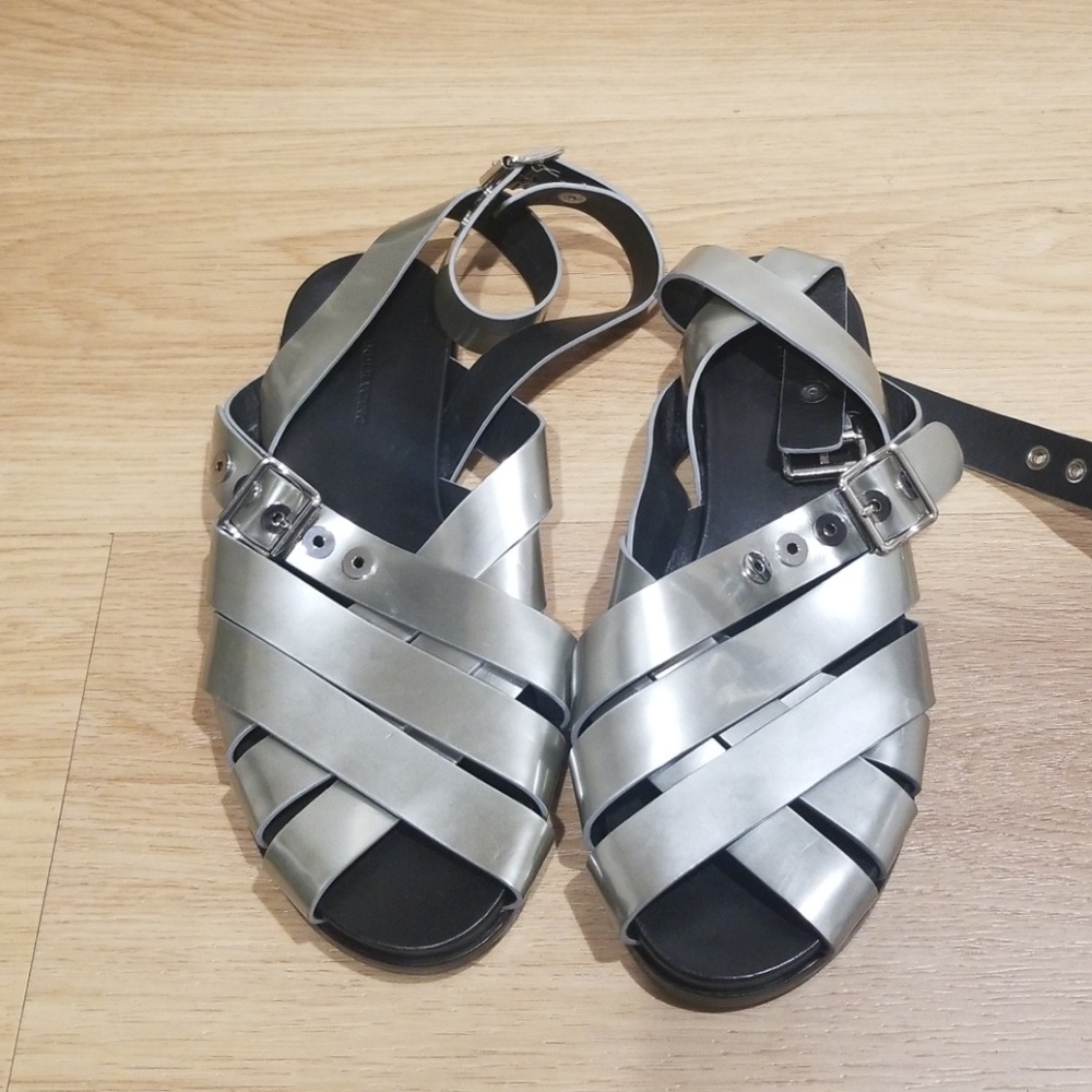 Alexander Wang silver shoes
